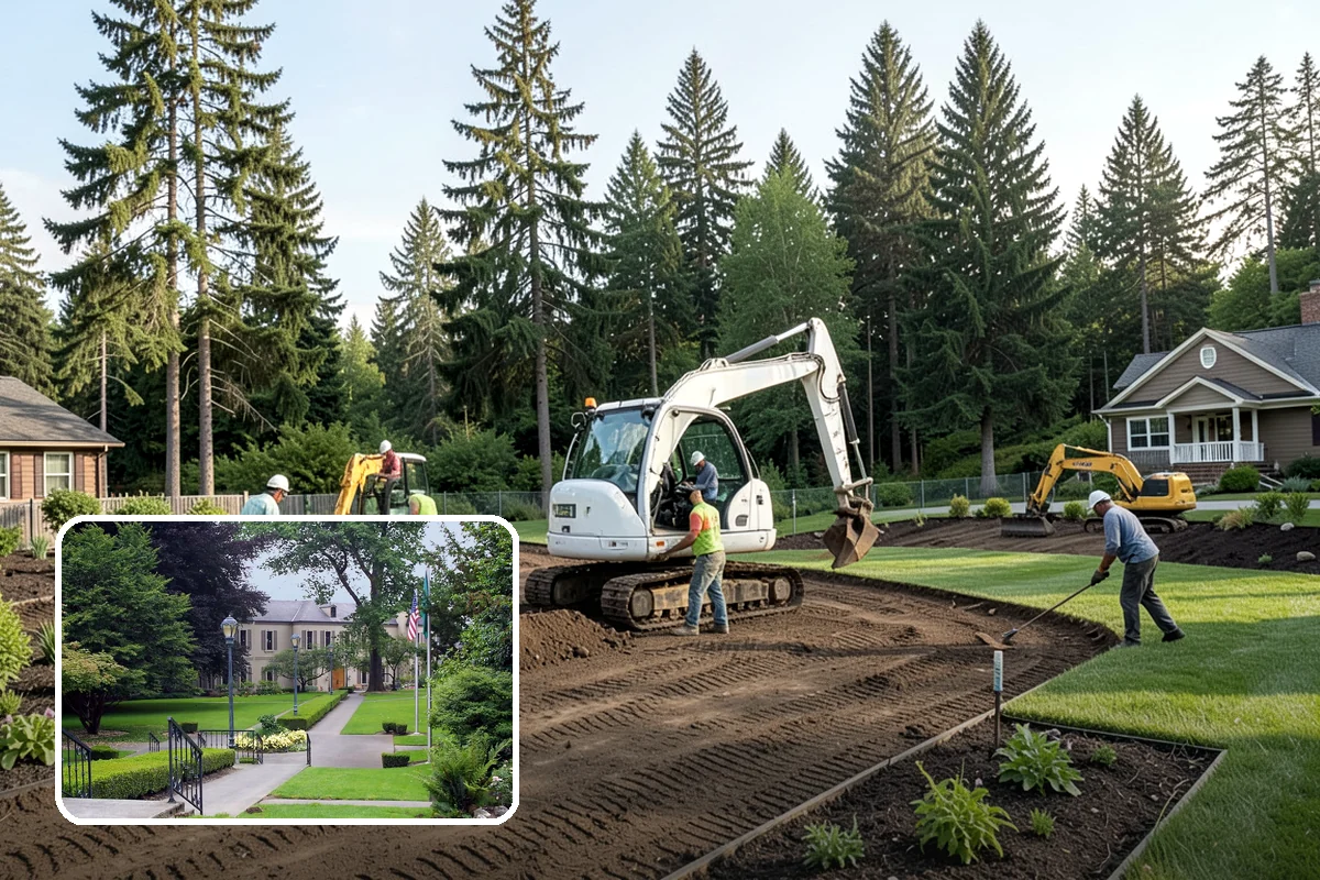 Ornamental Grass Planting in Woodinville, King County, WA - Striking texture and movement through every season
