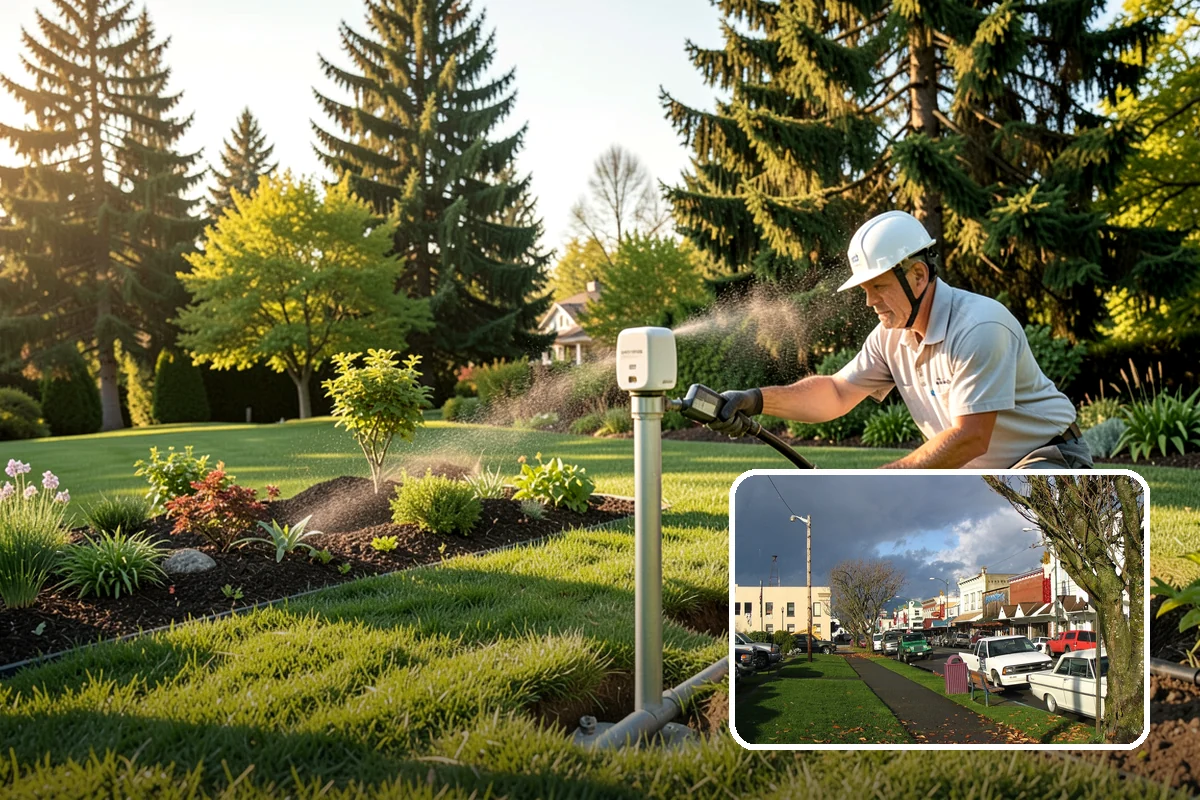 Ornamental Tree Planting in Arlington, Snohomish County, WA - A striking focal point for the yard