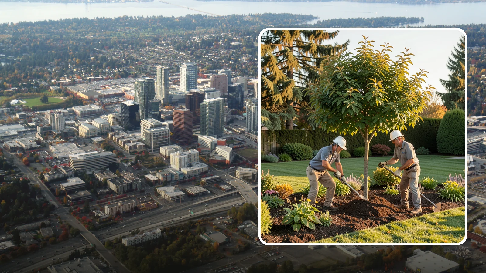 Ornamental Tree Planting in Bellevue, King County, WA - Specimen and ornamental trees planted for shade, privacy, and standout seasonal beauty.