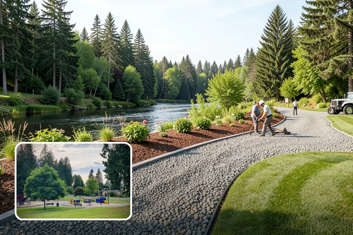 Ornamental Tree Planting in Bonney Lake, Pierce County, WA - A striking focal point for the yard