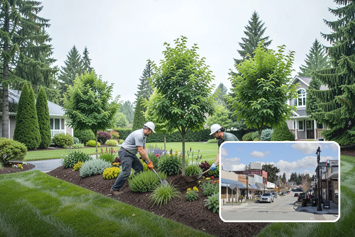 Ornamental Tree Planting in Bothell, King County, WA - A striking focal point for the yard