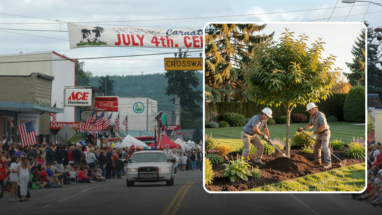 Ornamental Tree Planting in Carnation, King County, WA - Specimen and ornamental trees planted for shade, privacy, and standout seasonal beauty.