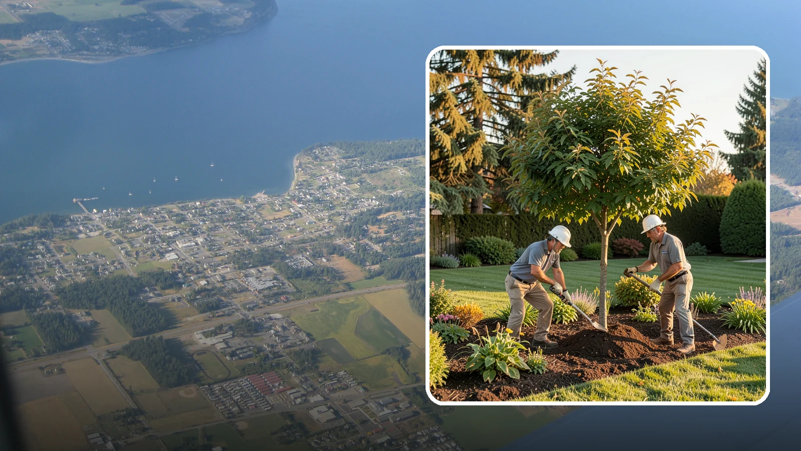 Ornamental Tree Planting in Coupeville, Island County, WA - Specimen and ornamental trees planted for shade, privacy, and standout seasonal beauty.