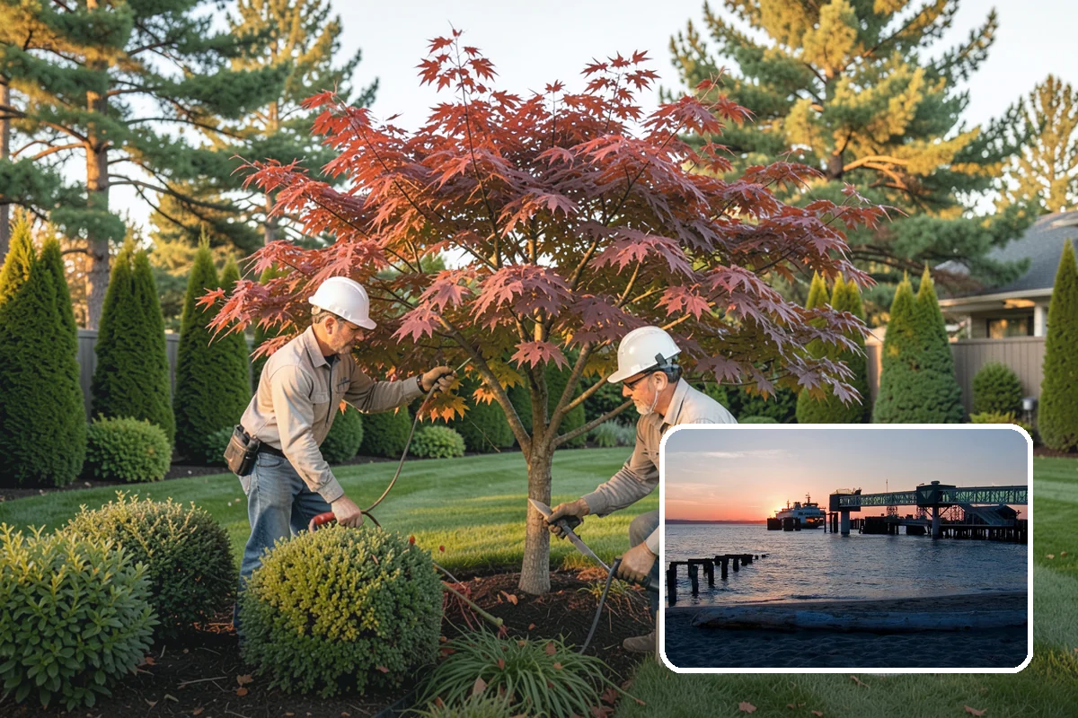Ornamental Tree Planting in Edmonds, Snohomish County, WA - A striking focal point for the yard
