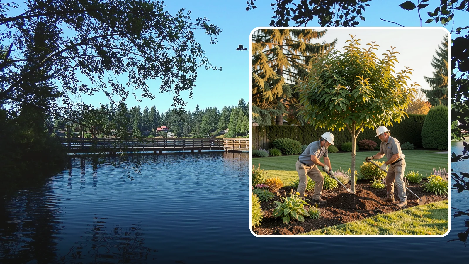 Ornamental Tree Planting in Federal Way, King County, WA - Specimen and ornamental trees planted for shade, privacy, and standout seasonal beauty.