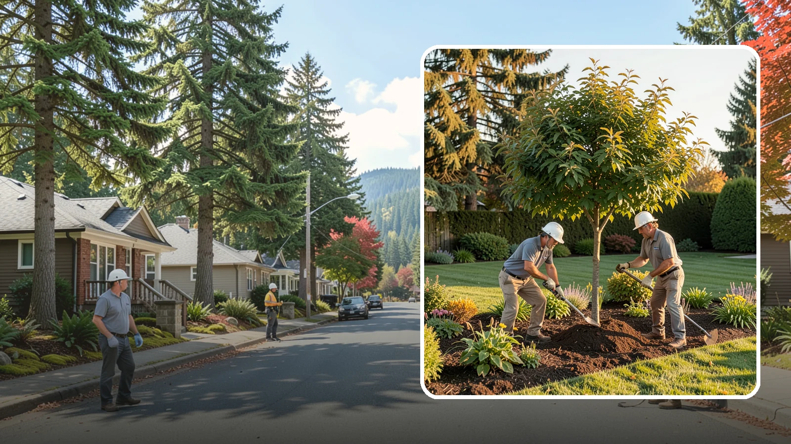 Ornamental Tree Planting in Hunts Point, King County, WA - Specimen and ornamental trees planted for shade, privacy, and standout seasonal beauty.