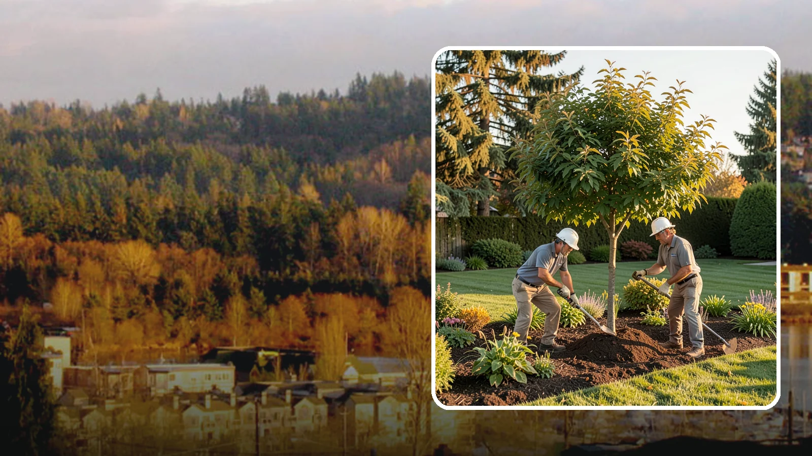 Ornamental Tree Planting in Kenmore, King County, WA - Specimen and ornamental trees planted for shade, privacy, and standout seasonal beauty.