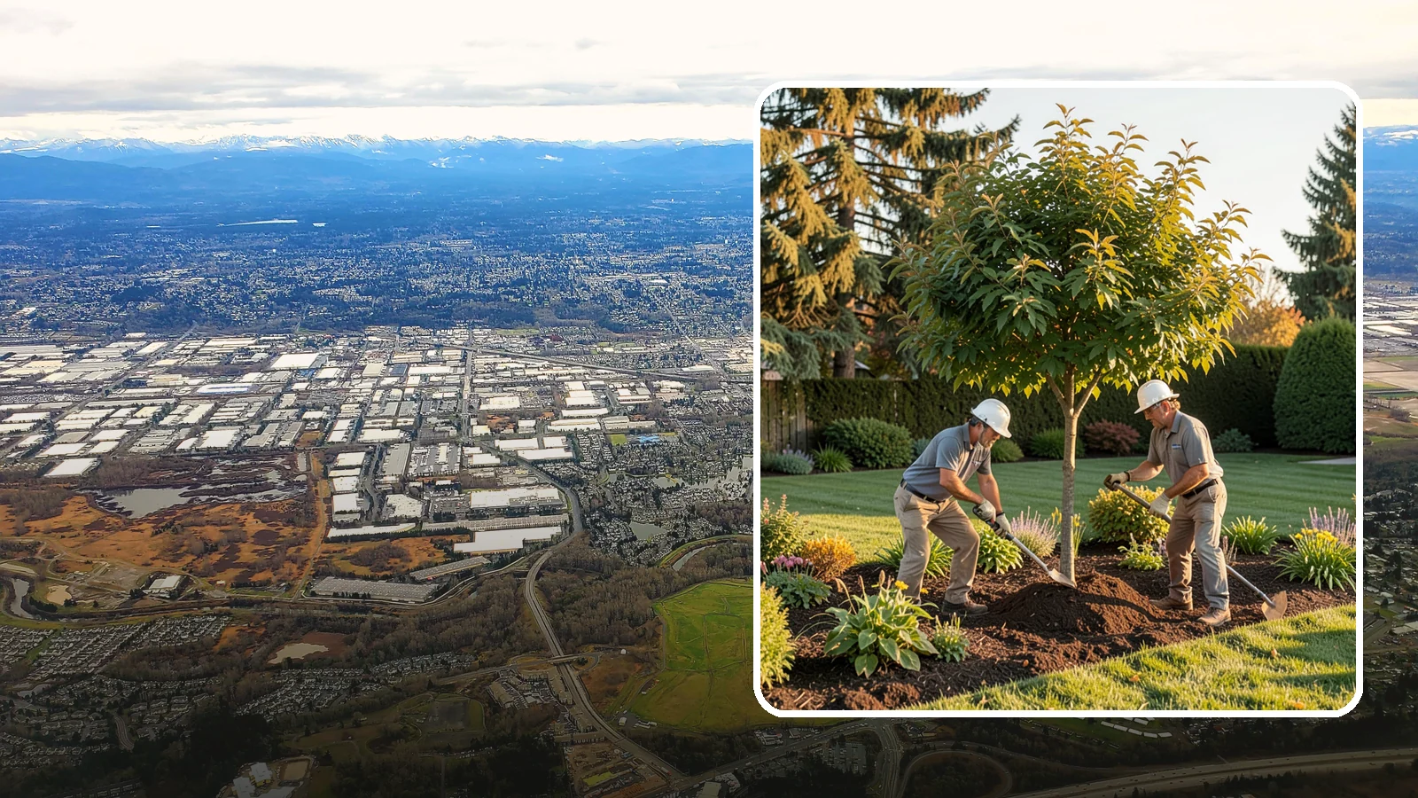 Ornamental Tree Planting in Kent, King County, WA - Specimen and ornamental trees planted for shade, privacy, and standout seasonal beauty.