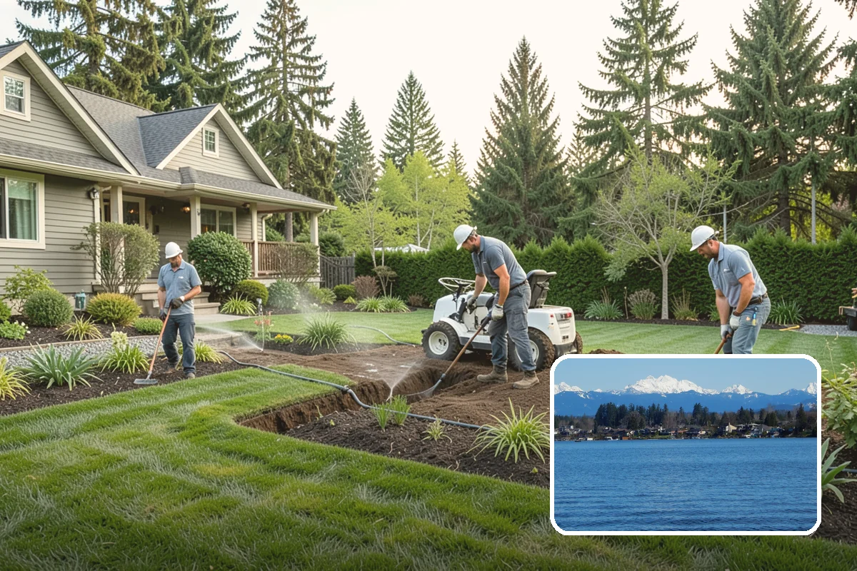 Ornamental Tree Planting in Lake Stevens, Snohomish County, WA - A striking focal point for the yard
