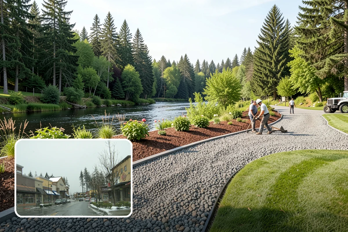 Ornamental Tree Planting in Mill Creek, Snohomish County, WA - A striking focal point for the yard