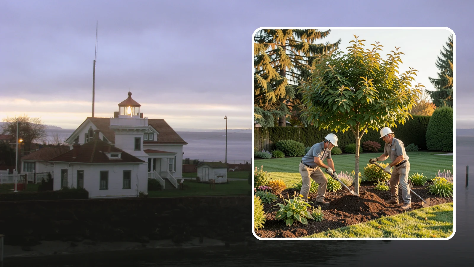 Ornamental Tree Planting in Mukilteo, Snohomish County, WA - Specimen and ornamental trees planted for shade, privacy, and standout seasonal beauty.