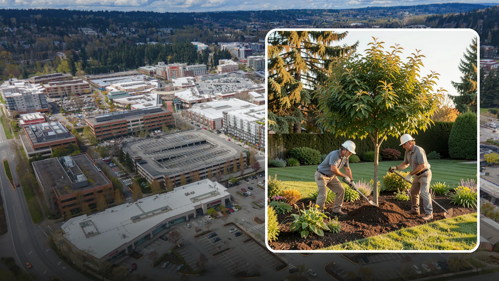 Ornamental Tree Planting in Redmond, King County, WA - Specimen and ornamental trees planted for shade, privacy, and standout seasonal beauty.