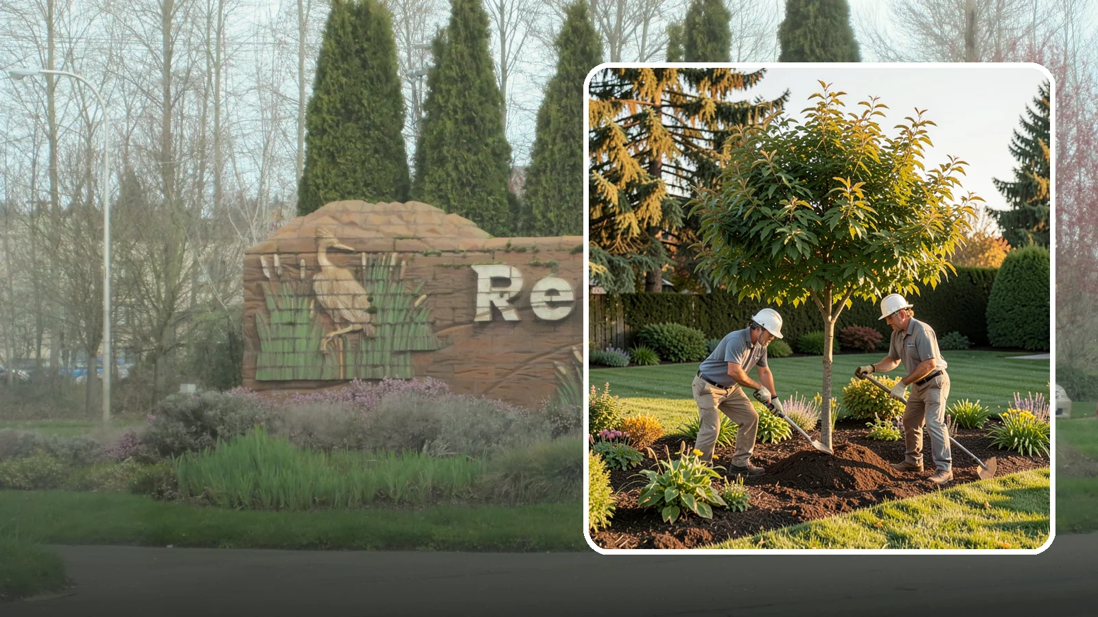 Ornamental Tree Planting in Renton, King County, WA - Specimen and ornamental trees planted for shade, privacy, and standout seasonal beauty.