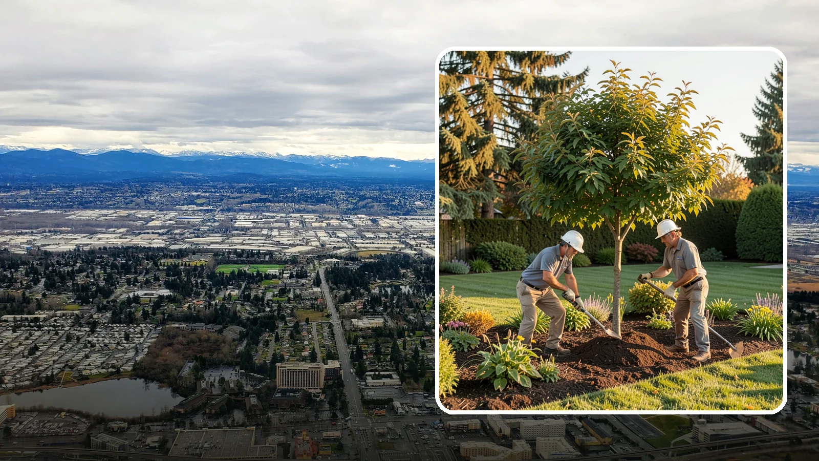 Ornamental Tree Planting in SeaTac, King County, WA - Specimen and ornamental trees planted for shade, privacy, and standout seasonal beauty.
