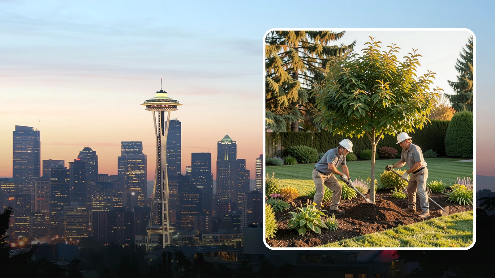 Ornamental Tree Planting in Seattle, King County, WA - Specimen and ornamental trees planted for shade, privacy, and standout seasonal beauty.