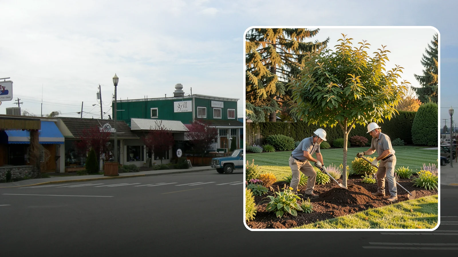 Ornamental Tree Planting in Stanwood, Snohomish County, WA - Specimen and ornamental trees planted for shade, privacy, and standout seasonal beauty.