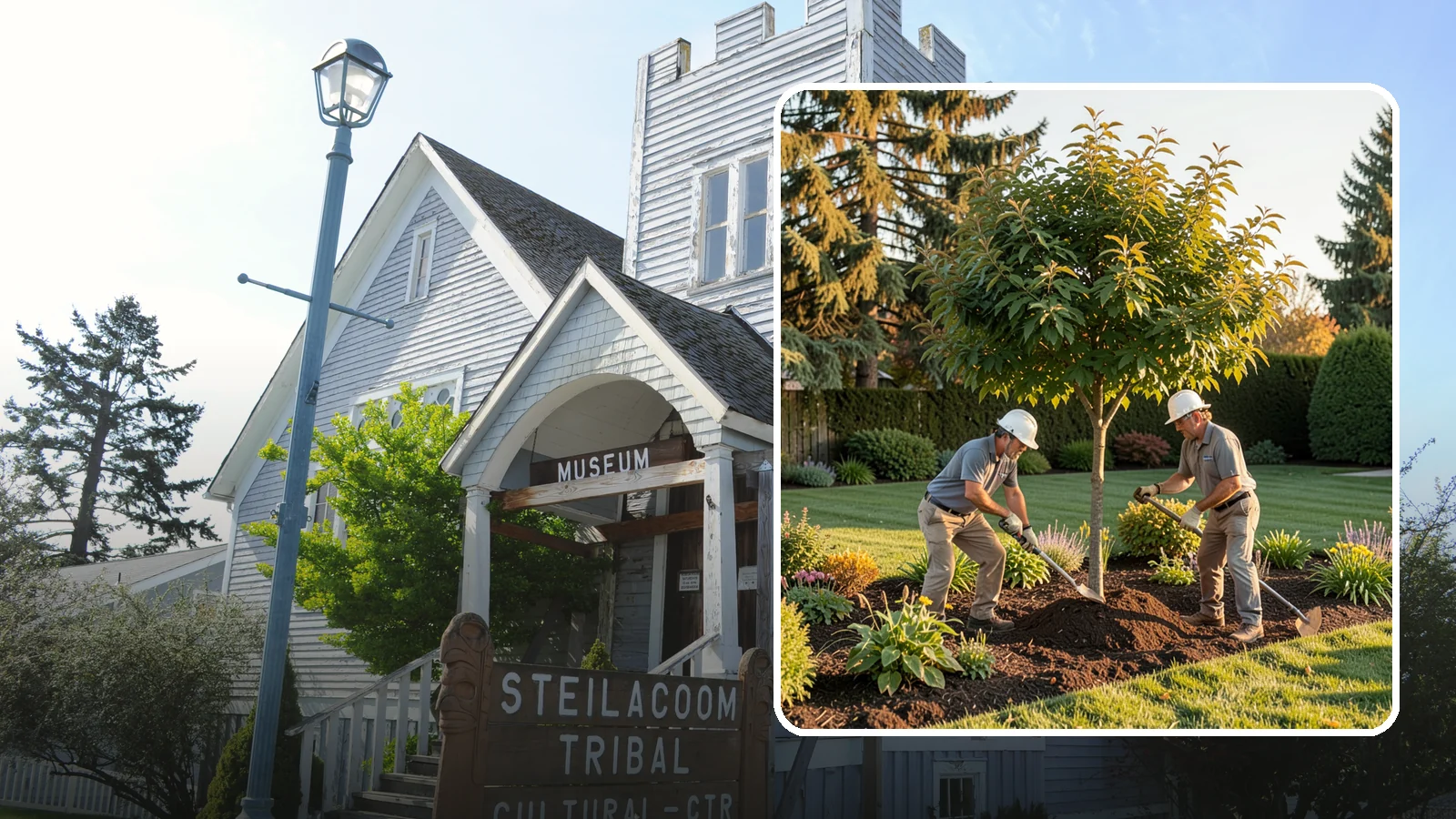 Ornamental Tree Planting in Steilacoom, Pierce County, WA - Specimen and ornamental trees planted for shade, privacy, and standout seasonal beauty.