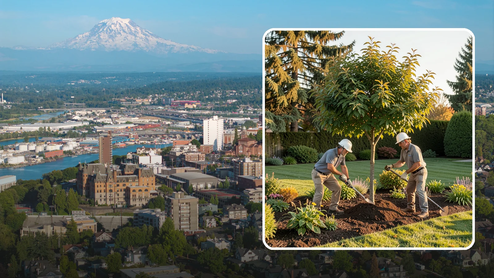 Ornamental Tree Planting in Tacoma, Pierce County, WA - Specimen and ornamental trees planted for shade, privacy, and standout seasonal beauty.