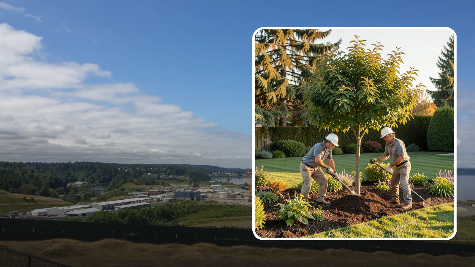 Ornamental Tree Planting in University Place, Pierce County, WA - Specimen and ornamental trees planted for shade, privacy, and standout seasonal beauty.