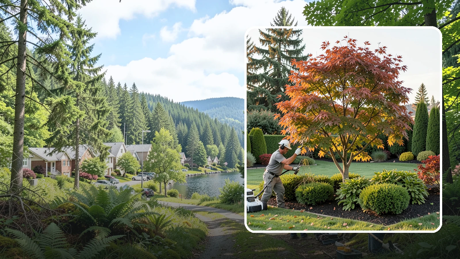 Ornamental Tree Pruning in Lake Forest Park, King County, WA - Pruning that keeps ornamental and specimen trees healthy, safe, and beautifully shaped.