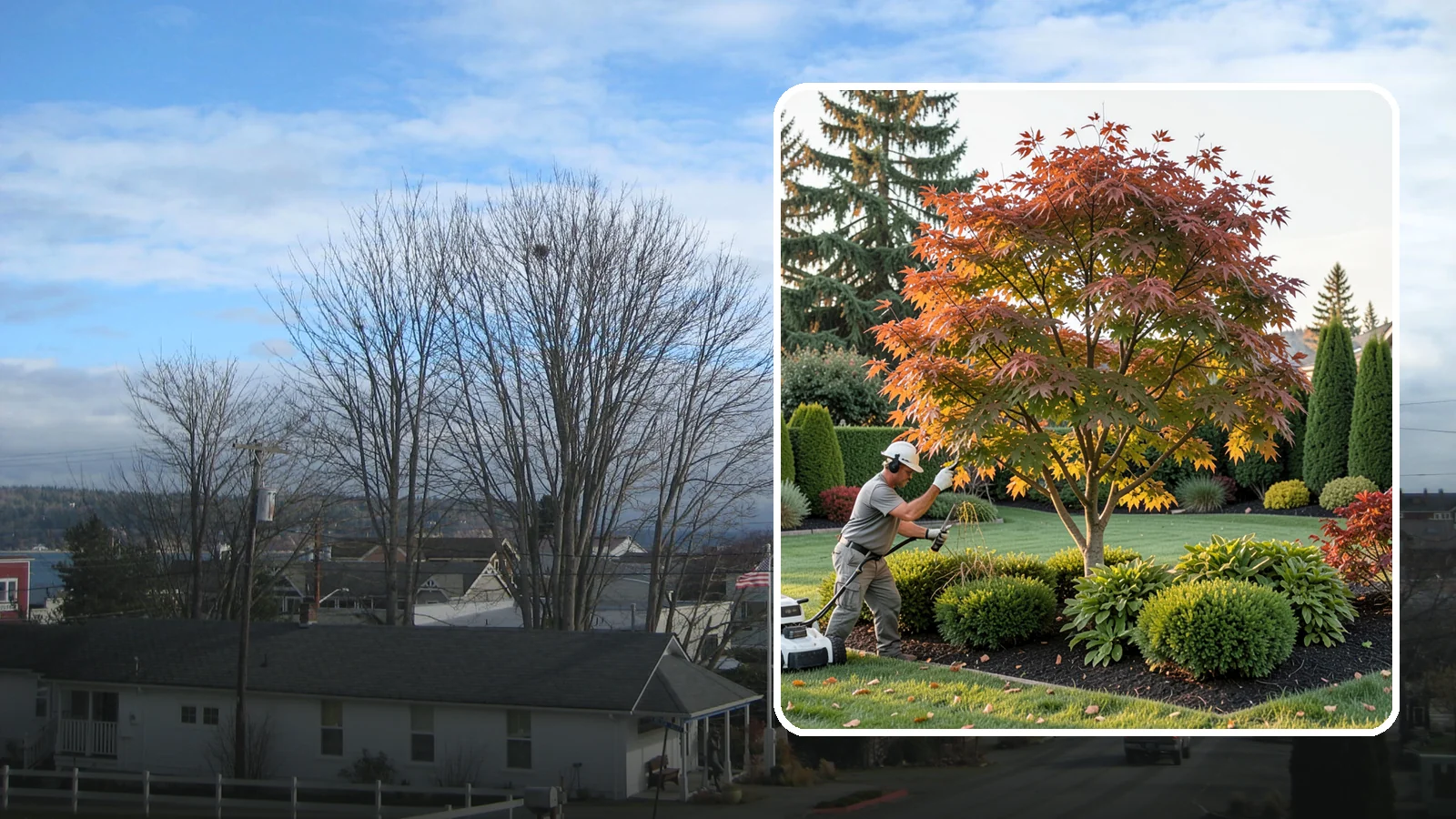 Ornamental Tree Pruning in Langley, Island County, WA - Pruning that keeps ornamental and specimen trees healthy, safe, and beautifully shaped.