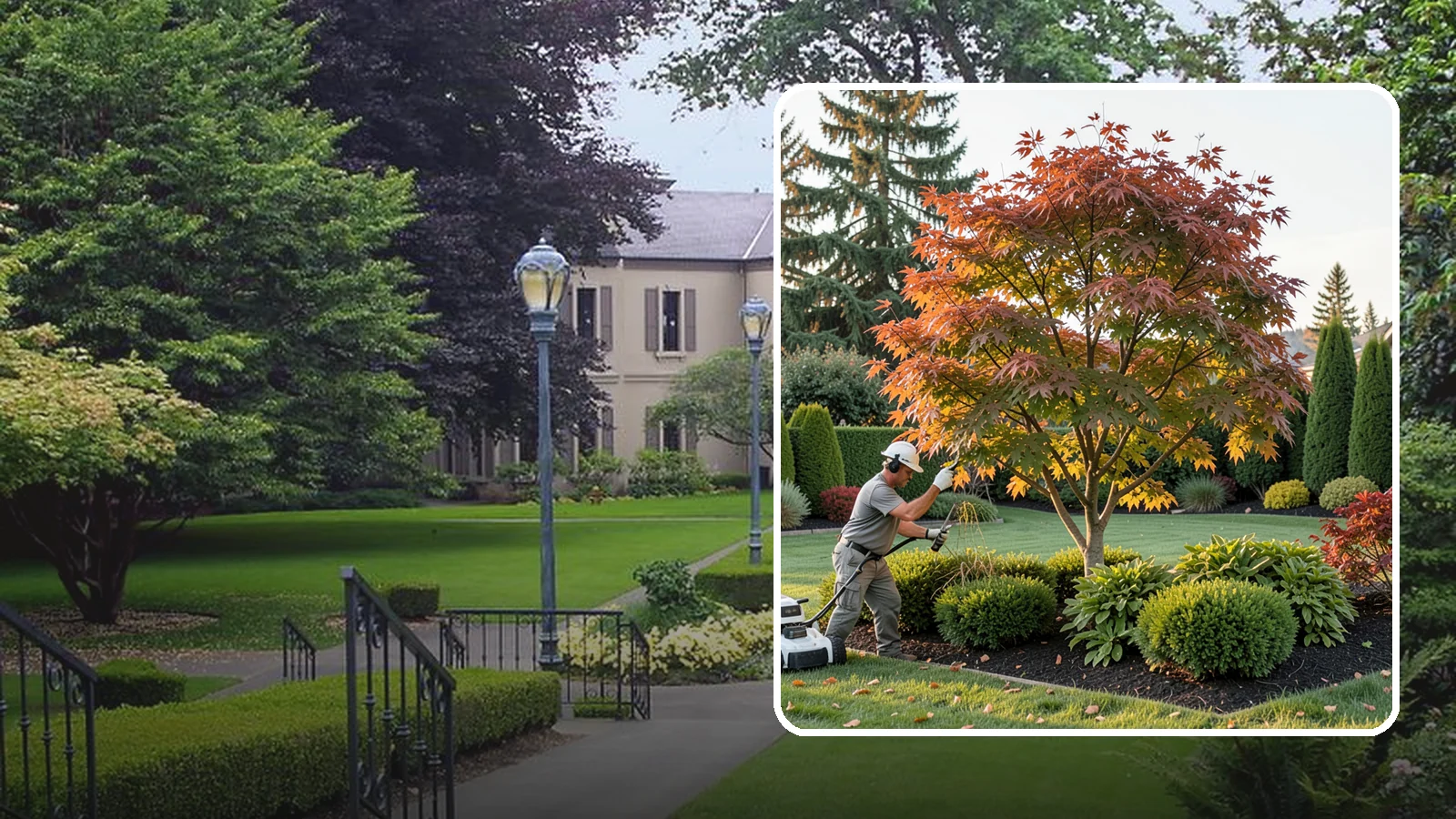 Ornamental Tree Pruning in Woodinville, King County, WA - Pruning that keeps ornamental and specimen trees healthy, safe, and beautifully shaped.