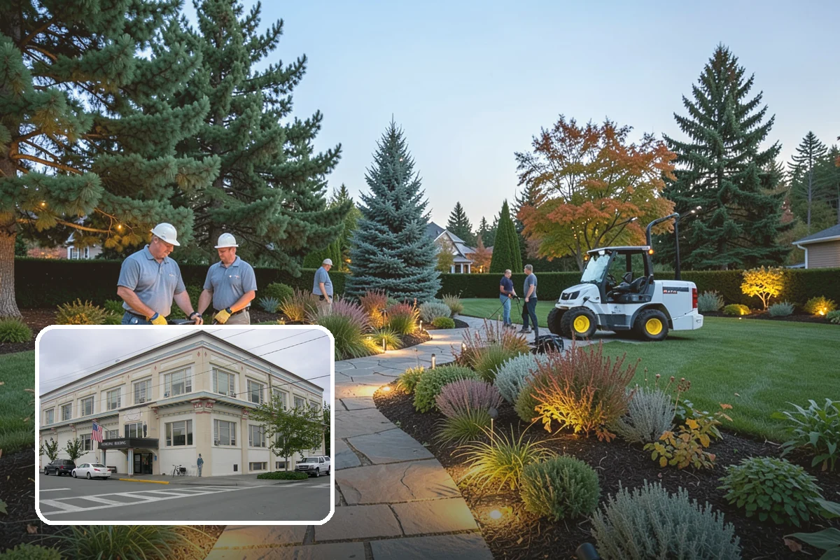 Outdoor Fireplace Installation in Anacortes, Skagit County, WA - A dramatic patio focal point