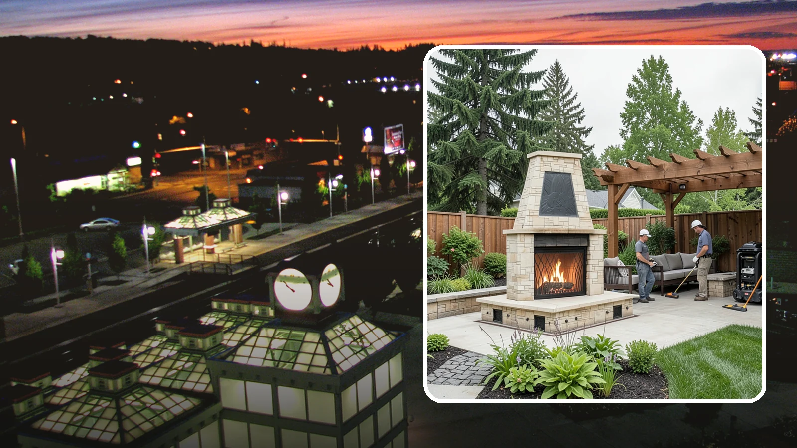 Outdoor Fireplace Installation in Auburn, King County, WA - Custom outdoor fireplaces that bring warmth, ambiance, and a stunning focal point to your patio.
