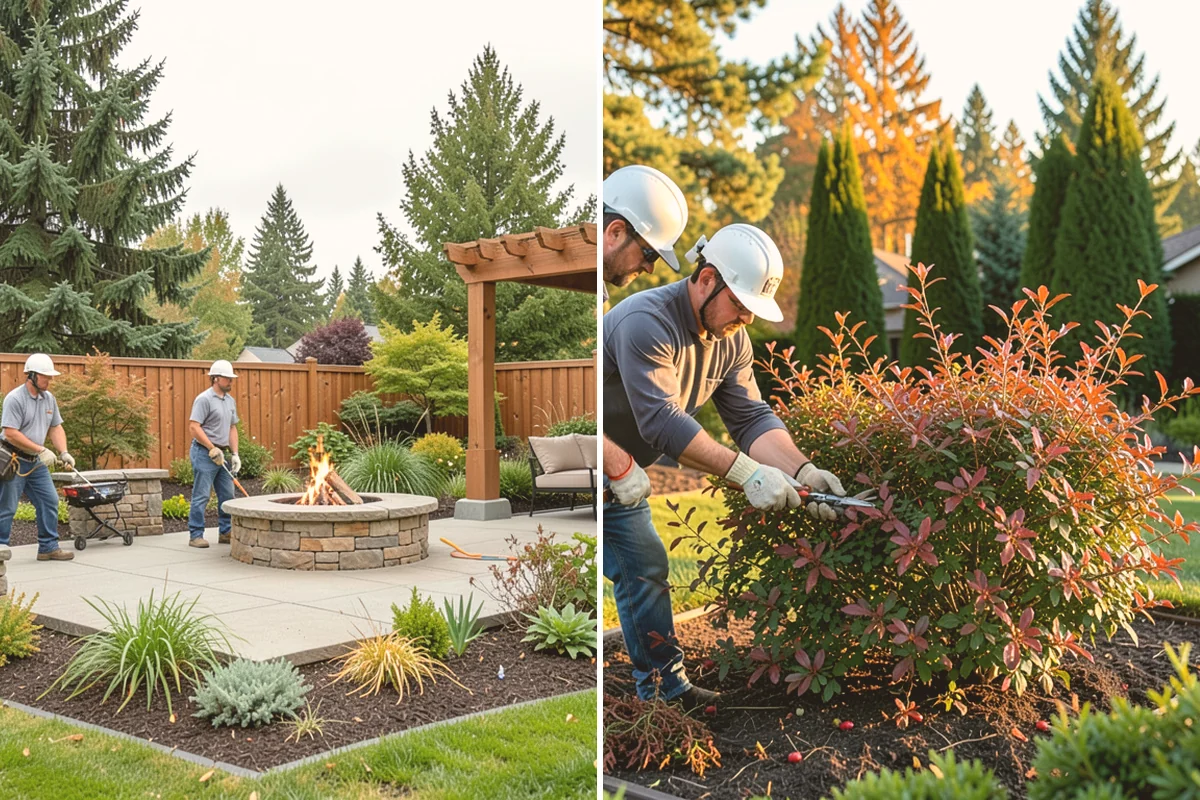 Outdoor Fireplace Installation in Bellevue, King County, WA - Design the fireplace and placement