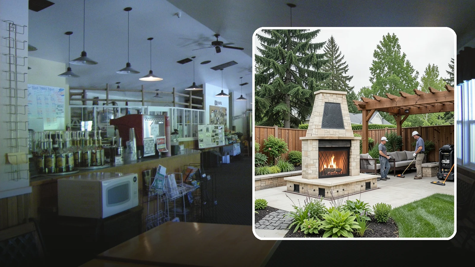 Outdoor Fireplace Installation in Black Diamond, King County, WA - Custom outdoor fireplaces that bring warmth, ambiance, and a stunning focal point to your patio.