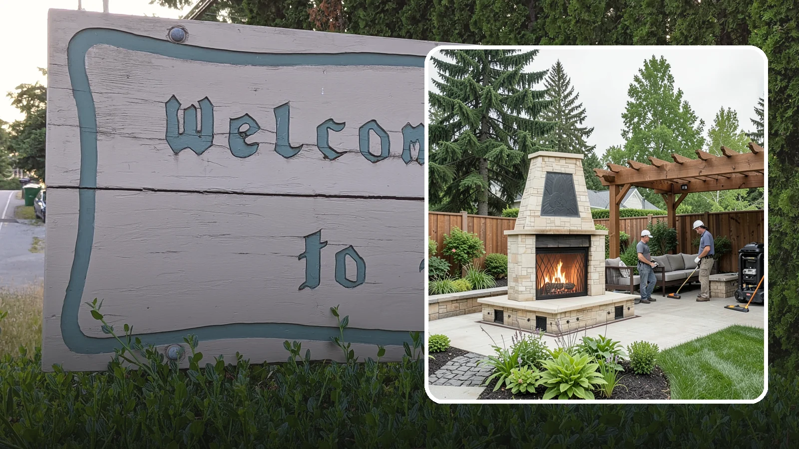Outdoor Fireplace Installation in Brier, Snohomish County, WA - Custom outdoor fireplaces that bring warmth, ambiance, and a stunning focal point to your patio.