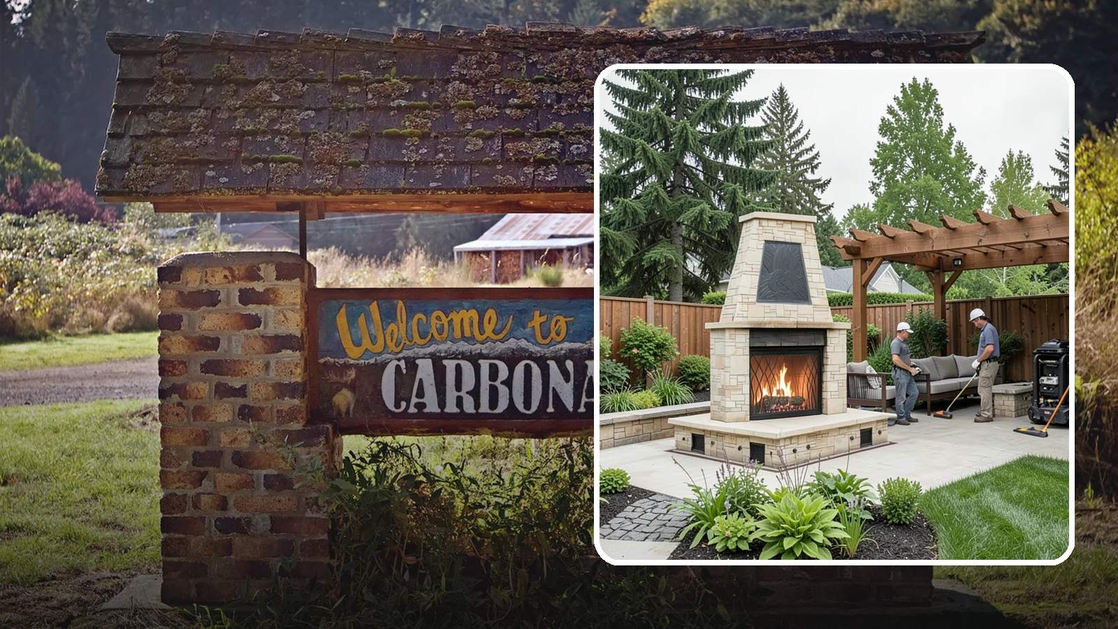 Outdoor Fireplace Installation in Carbonado, Pierce County, WA - Custom outdoor fireplaces that bring warmth, ambiance, and a stunning focal point to your patio.