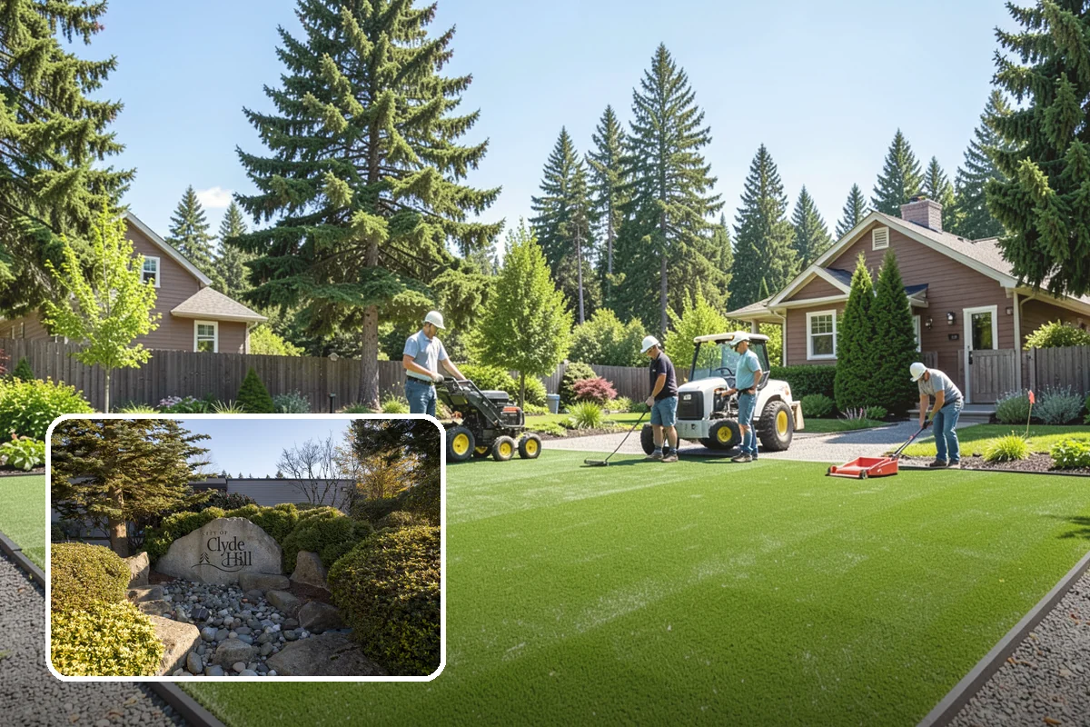 Outdoor Fireplace Installation in Clyde Hill, King County, WA - A dramatic patio focal point