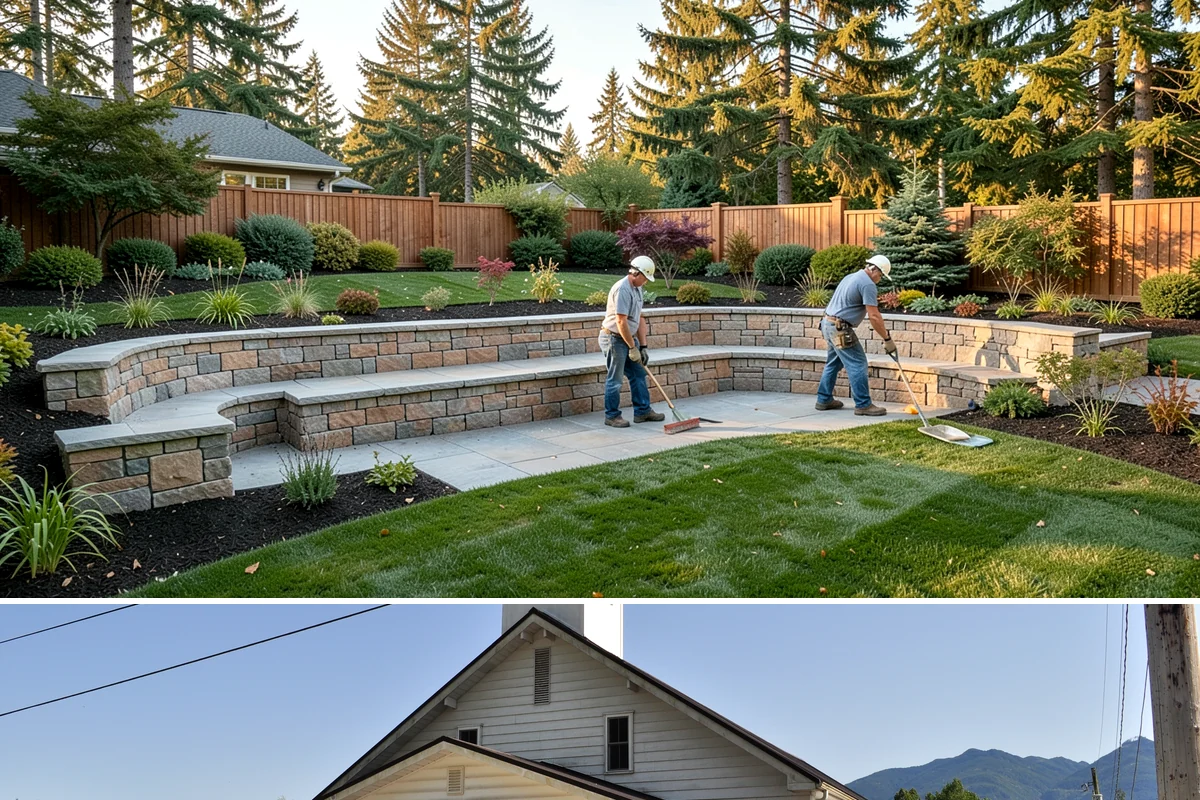 Outdoor Fireplace Installation in Concrete, Skagit County, WA - Best built spring through fall.