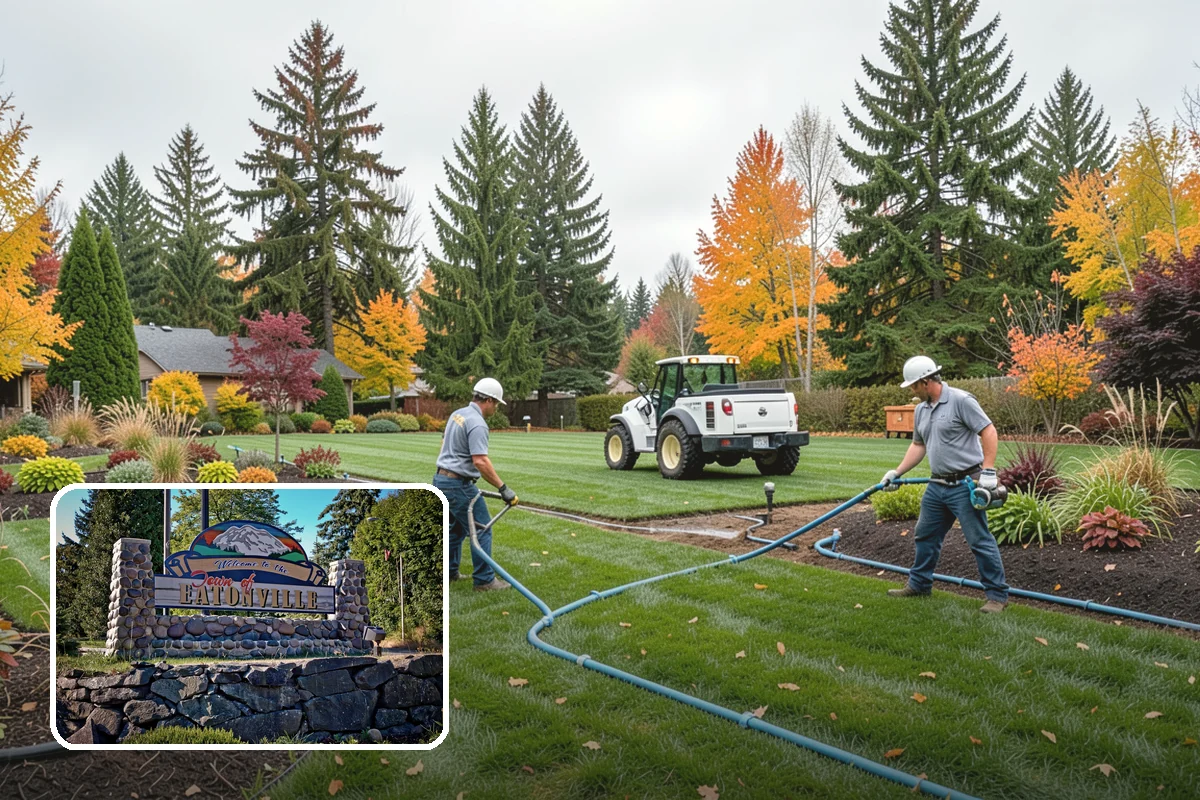 Outdoor Fireplace Installation in Eatonville, Pierce County, WA - A dramatic patio focal point