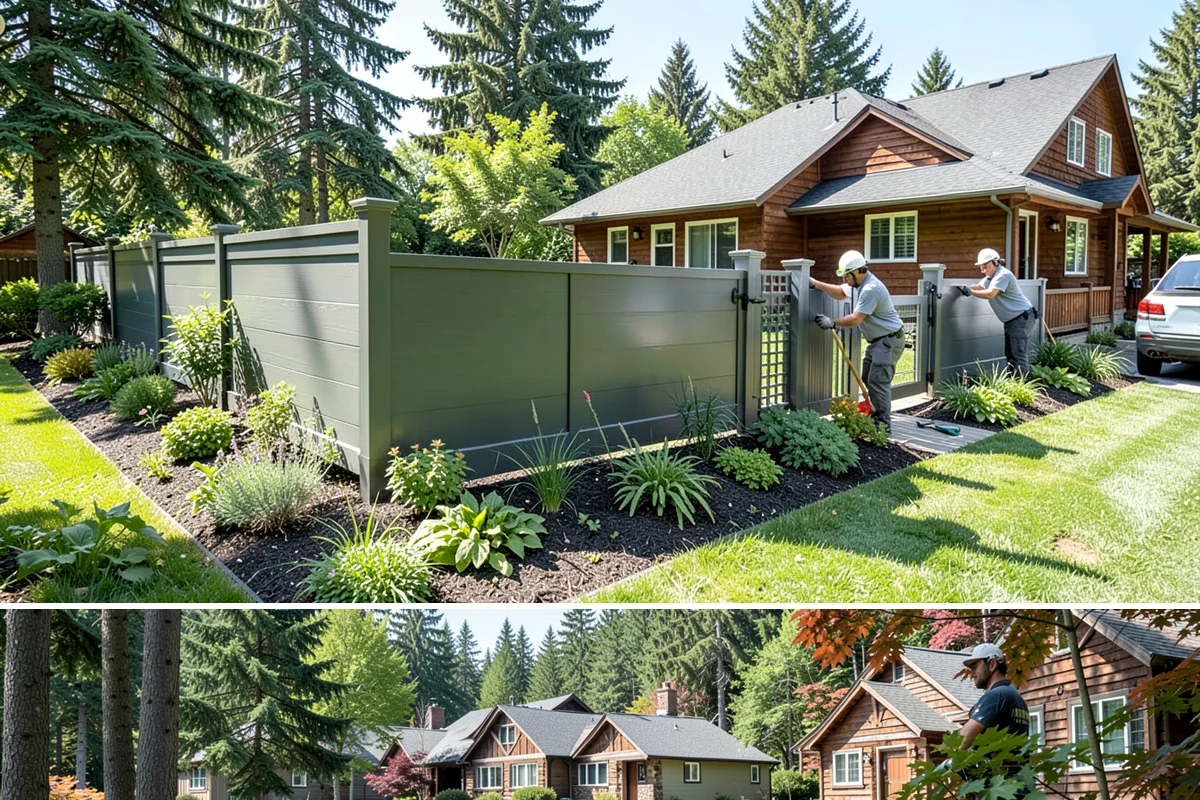 Outdoor Fireplace Installation in Edgewood, Pierce County, WA - Best built spring through fall.