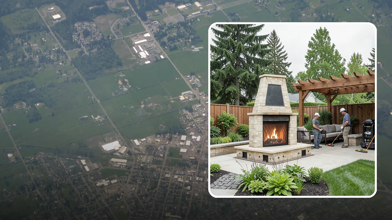 Outdoor Fireplace Installation in Enumclaw, King County, WA - Custom outdoor fireplaces that bring warmth, ambiance, and a stunning focal point to your patio.