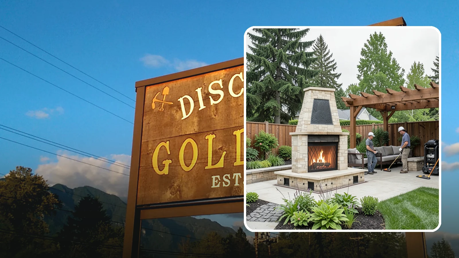 Outdoor Fireplace Installation in Gold Bar, Snohomish County, WA - Custom outdoor fireplaces that bring warmth, ambiance, and a stunning focal point to your patio.