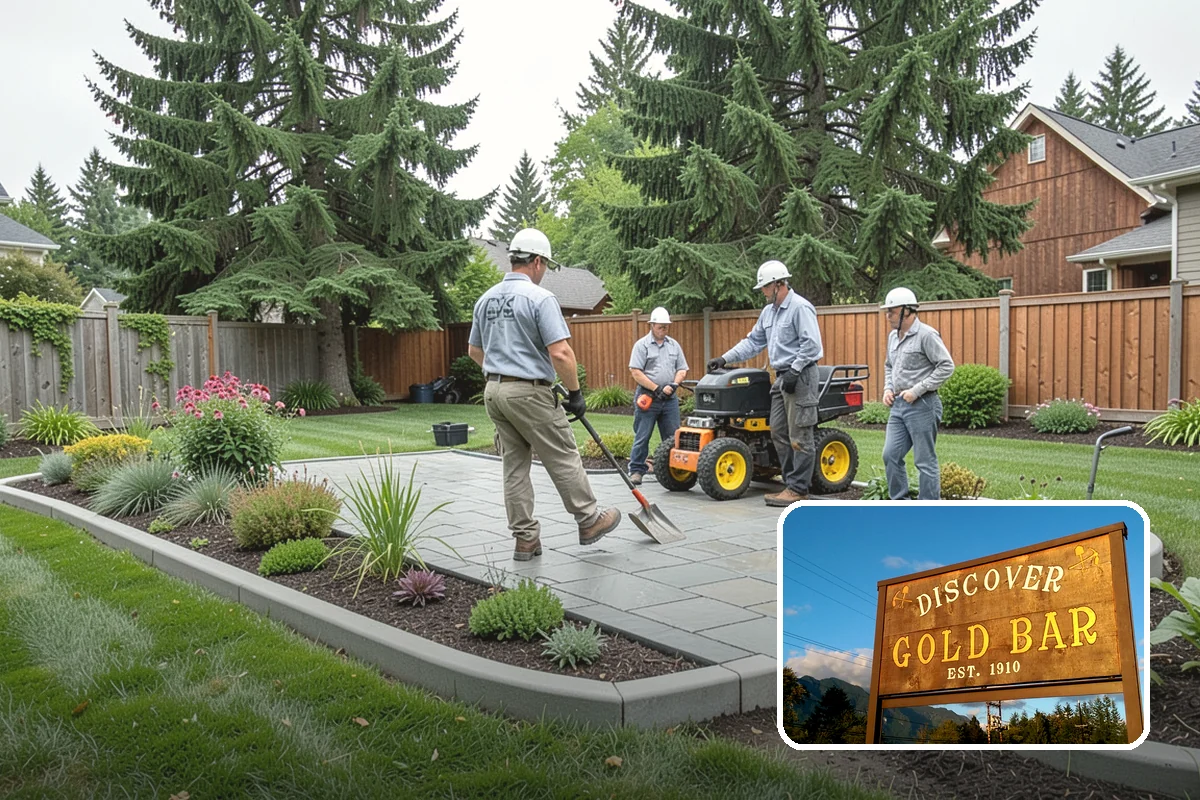 Outdoor Fireplace Installation in Gold Bar, Snohomish County, WA - A dramatic patio focal point