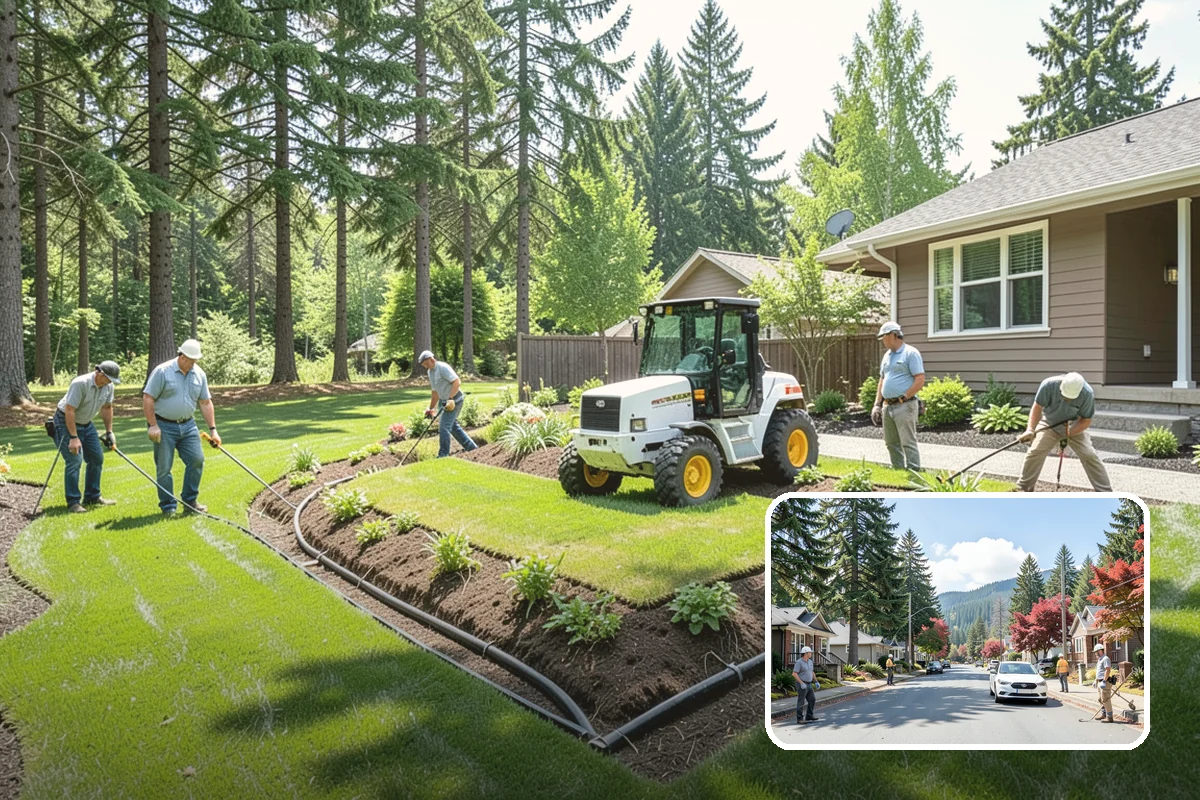 Outdoor Fireplace Installation in Hunts Point, King County, WA - A dramatic patio focal point