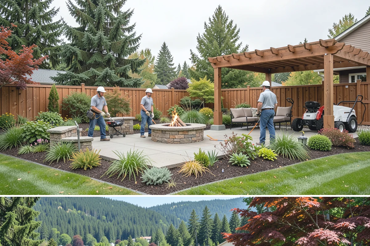 Outdoor Fireplace Installation in Index, Snohomish County, WA - Best built spring through fall.