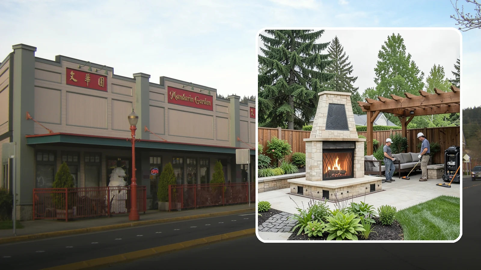 Outdoor Fireplace Installation in Issaquah, King County, WA - Custom outdoor fireplaces that bring warmth, ambiance, and a stunning focal point to your patio.