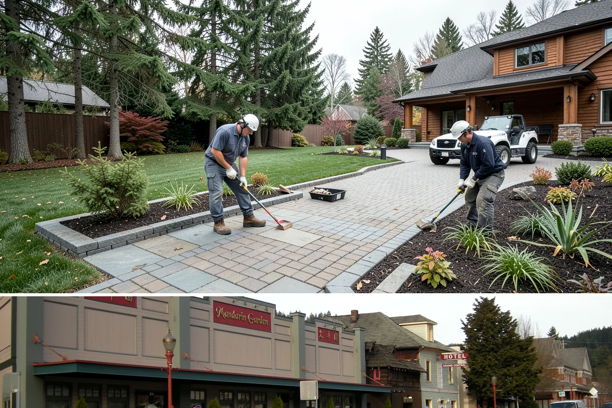 Outdoor Fireplace Installation in Issaquah, King County, WA - Best built spring through fall.