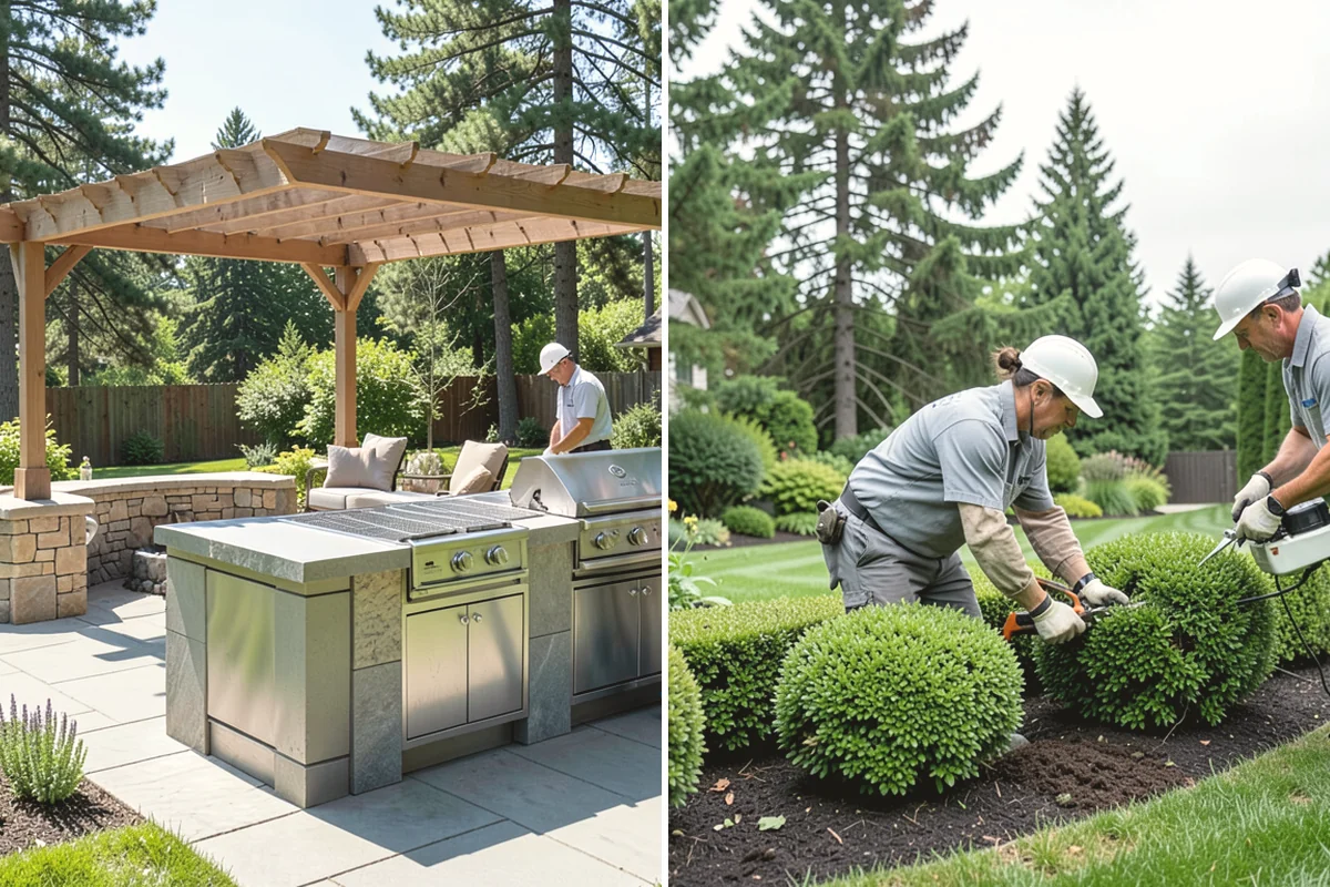 Outdoor Fireplace Installation in Lake Stevens, Snohomish County, WA - Design the fireplace and placement