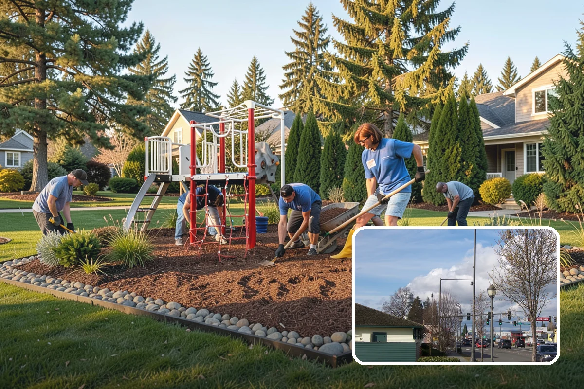 Outdoor Fireplace Installation in Marysville, Snohomish County, WA - A dramatic patio focal point
