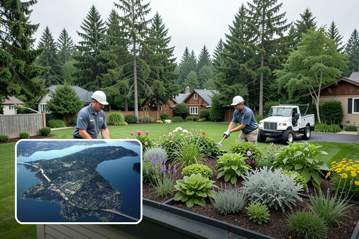 Outdoor Fireplace Installation in Mercer Island, King County, WA - A dramatic patio focal point