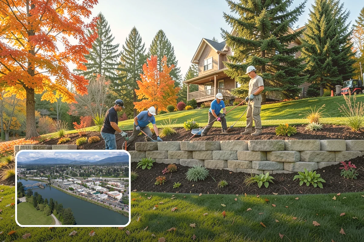 Outdoor Fireplace Installation in Mount Vernon, Skagit County, WA - A dramatic patio focal point