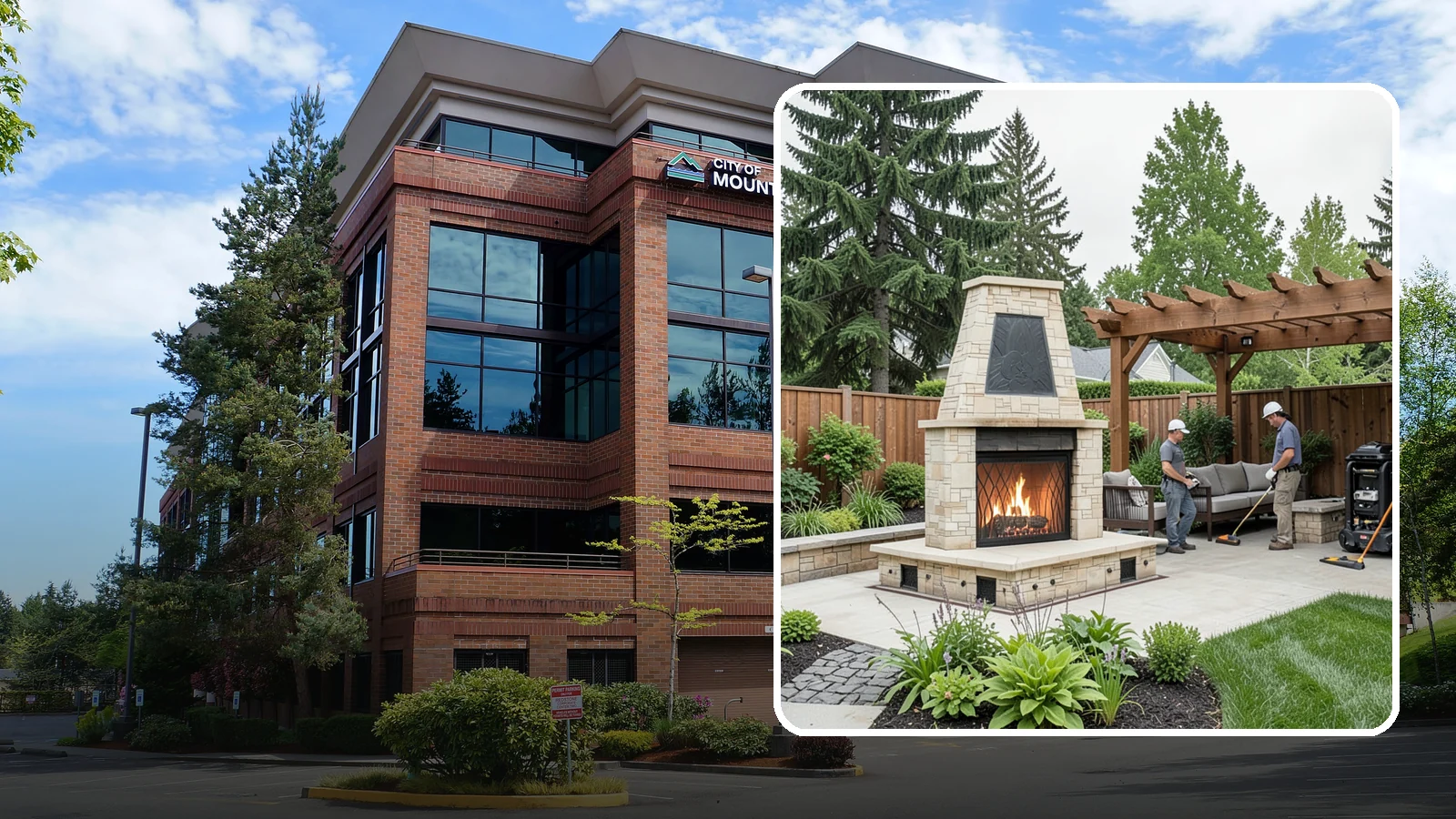 Outdoor Fireplace Installation in Mountlake Terrace, Snohomish County, WA - Custom outdoor fireplaces that bring warmth, ambiance, and a stunning focal point to your patio.