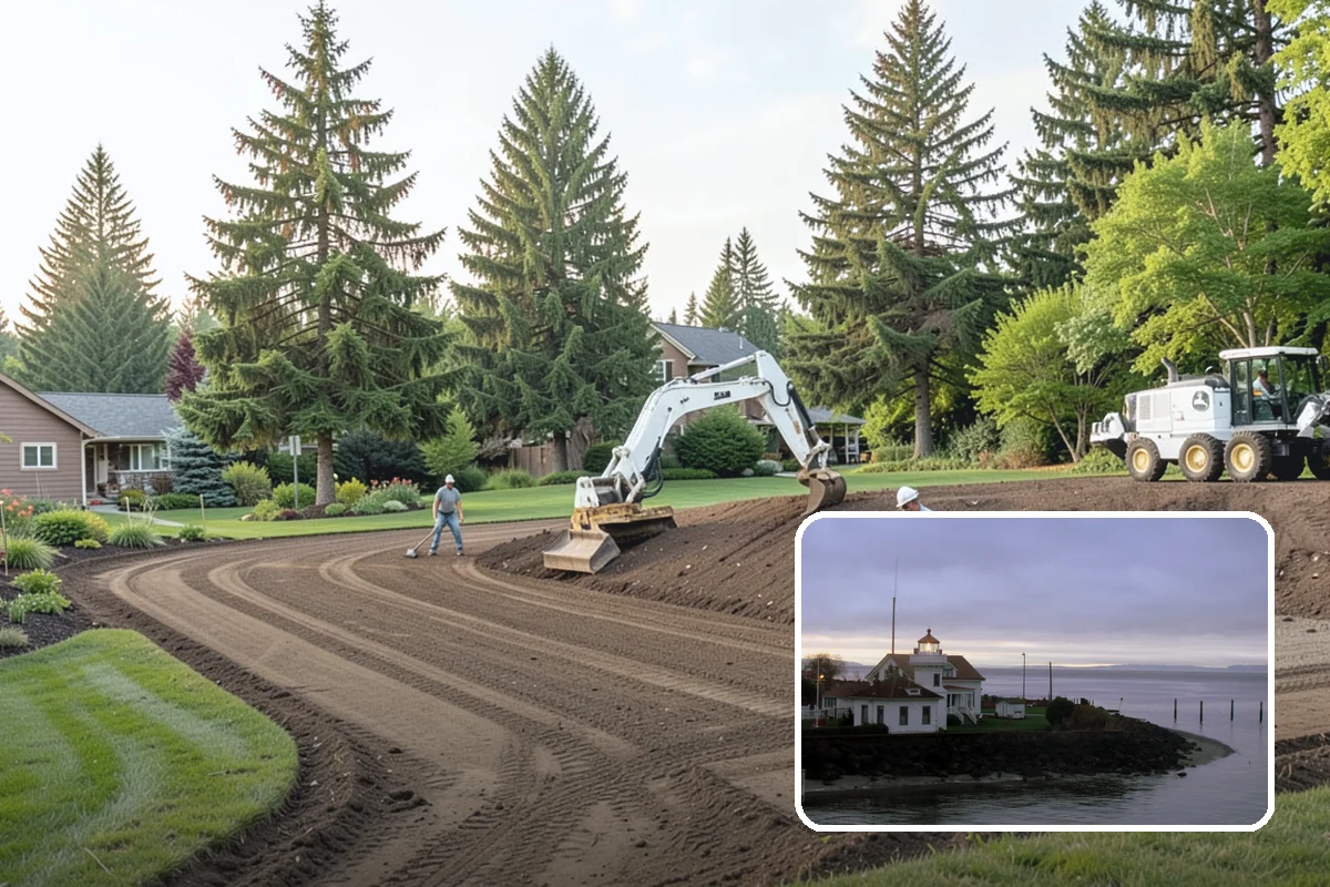 Outdoor Fireplace Installation in Mukilteo, Snohomish County, WA - A dramatic patio focal point