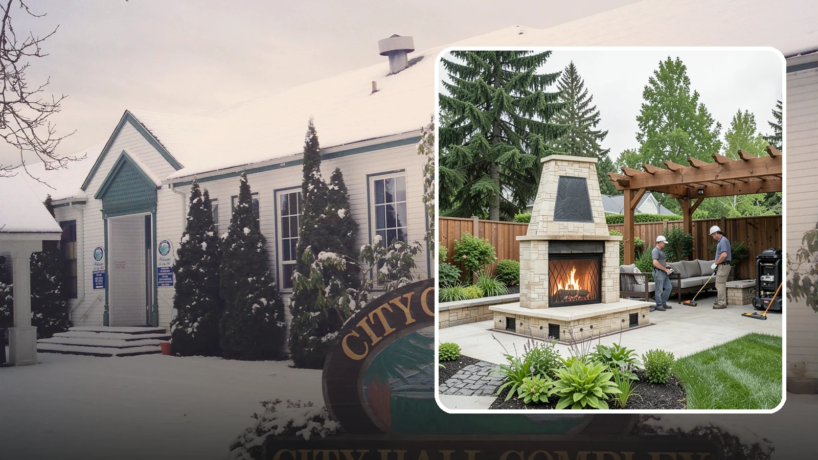 Outdoor Fireplace Installation in Pacific, King County, WA - Custom outdoor fireplaces that bring warmth, ambiance, and a stunning focal point to your patio.